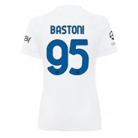 Inter Milan Alessandro Bastoni #95 Bortatröja Kvinnor 2023-24 Korta ärmar